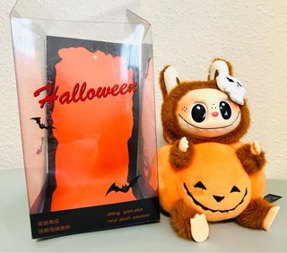 Labubu Halloween Calabaza Peluche Colgante