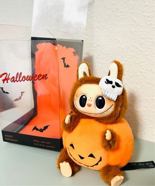 Labubu Halloween Calabaza Peluche Colgante