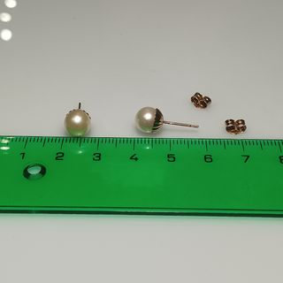 Pendientes Oro 18K Perlas Cultivadas
