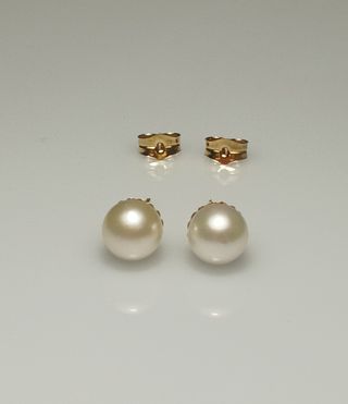Pendientes Oro 18K Perlas Cultivadas