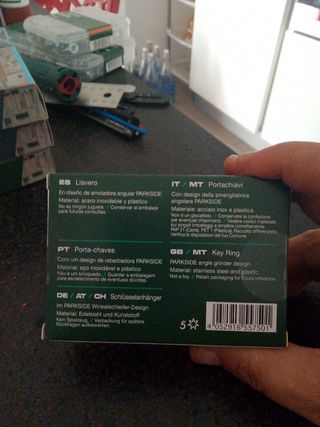 Portachiavi Parkside Fan Edition Smerigliatrice