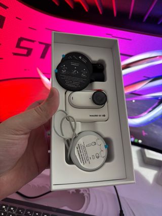 Insta360 Go 3S Câmera de Ação Branca 128gb