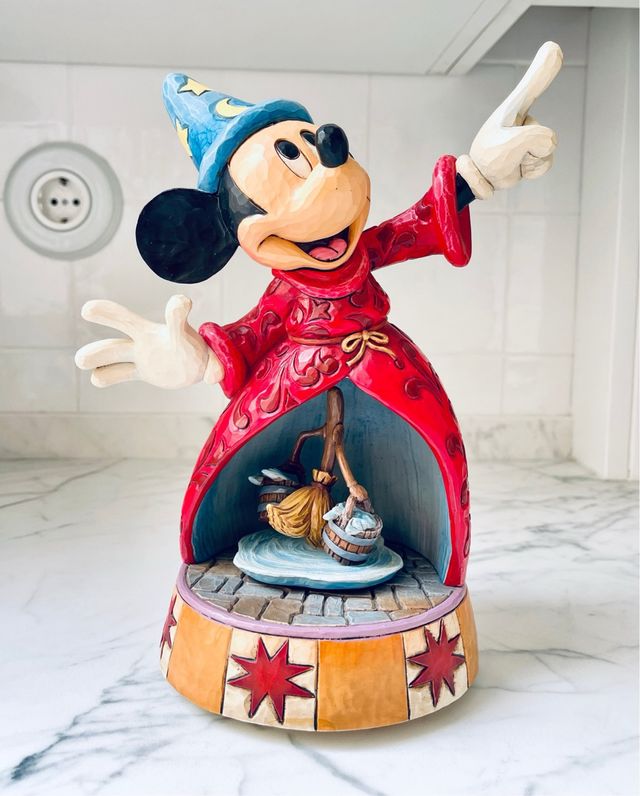 Figura Jim Shore Mickey Aprendiz Fantasía Disney