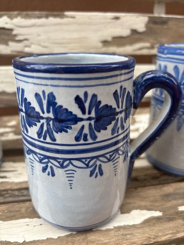 Tazas de cerámica Talavera