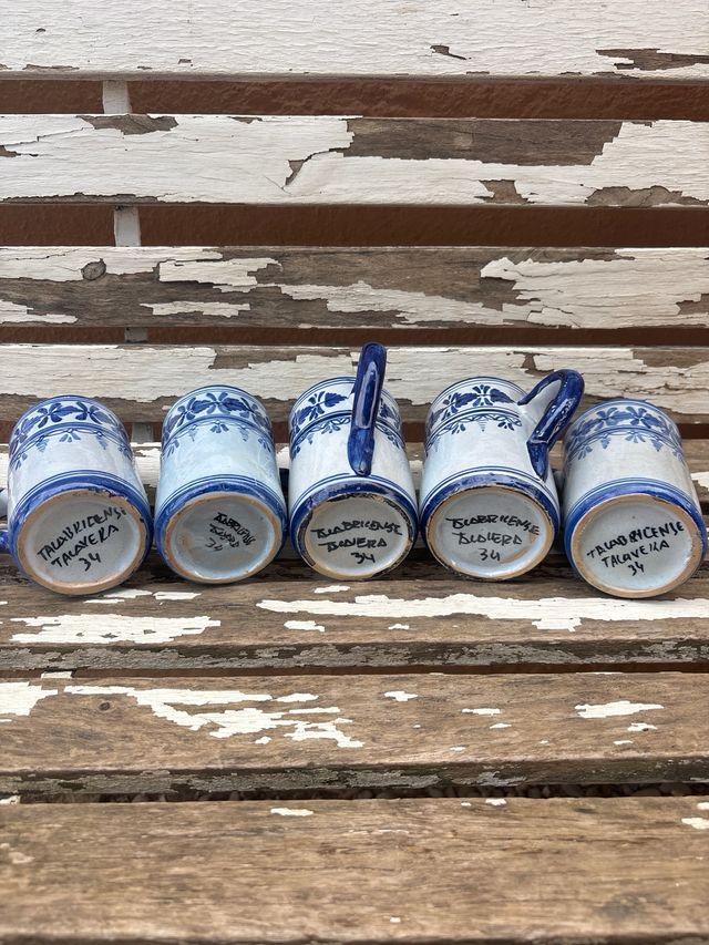Tazas de cerámica Talavera