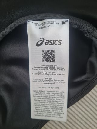 Top deportivo Asics Negro Talla S