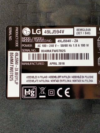 Se Vende Fuente de Poder de TV LG