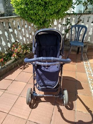 Cochecito Bebecar Ipop Azul Marino