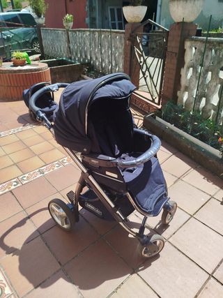 Cochecito Bebecar Ipop Azul Marino