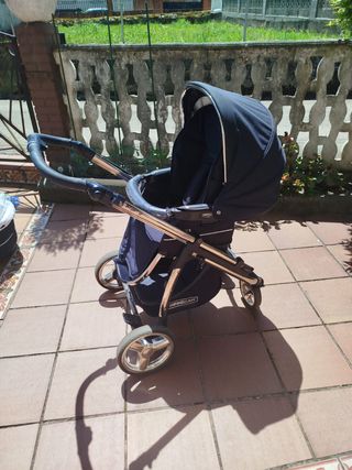 Cochecito Bebecar Ipop Azul Marino