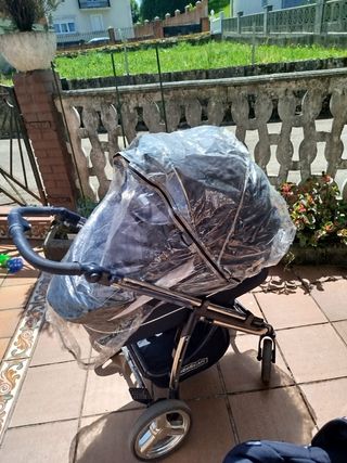 Cochecito Bebecar Ipop Azul Marino