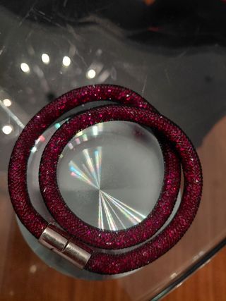 Pulsera/Collar Swarovski Fucsia