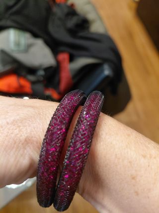 Pulsera/Collar Swarovski Fucsia