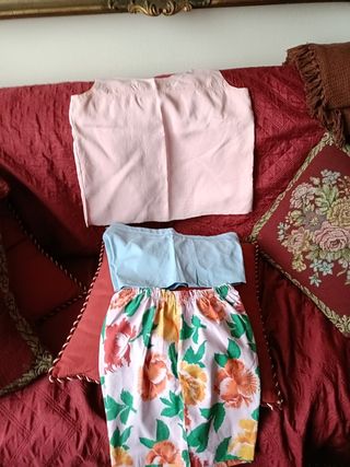 2 pantaloncini e 1 blusa vintage