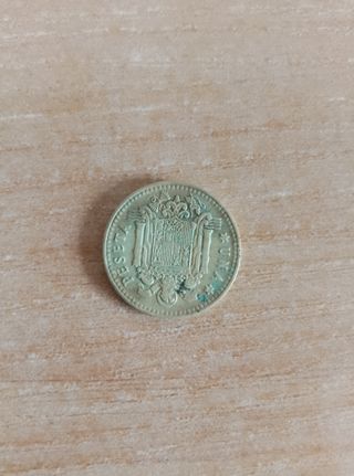 Moneda 1 peseta 1966 Francisco Franco