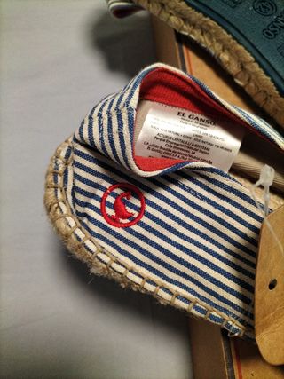 Alpargatas El Ganso Hombre Talla 42