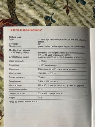 Monitor Philips BM7542/00G Beige