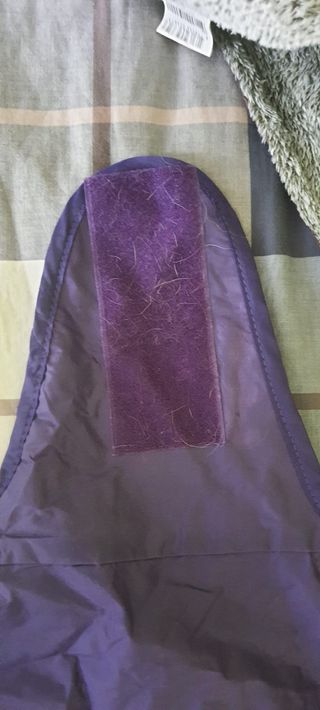 Impermeabile cane viola