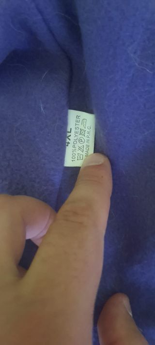 Impermeabile cane viola