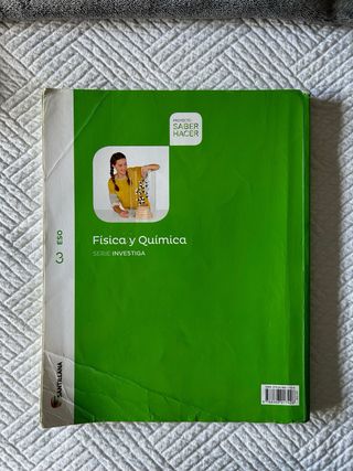 FISICA Y QUIMICA SERIE INVESTIGA 3 ESO SABER HACER