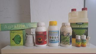 Lote Cultivo: Abonos, Bombilla y Reductor pH