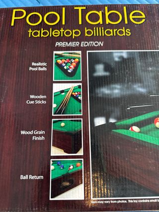 Mini mesa de billar