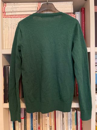 Maglione Ralph Lauren Lana Merino V-Neck Verde L