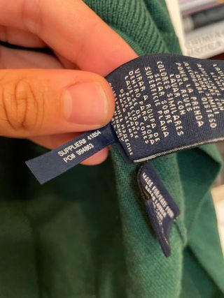 Maglione Ralph Lauren Lana Merino V-Neck Verde L