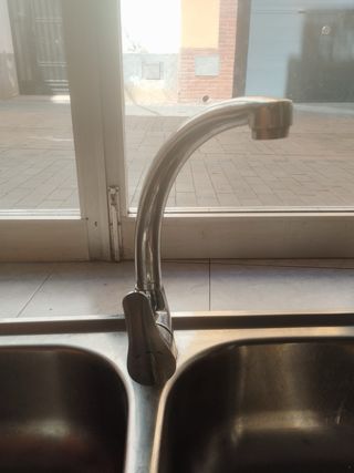 Fregadero Doble Inox Cocina con Grifo i Flexores