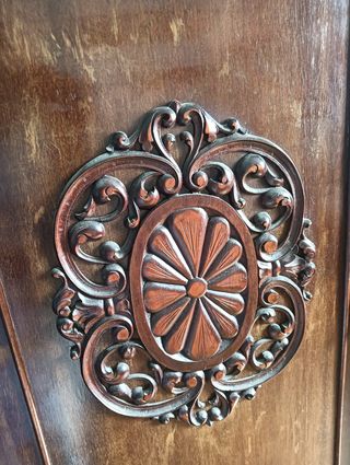 Armario ropero antiguo de madera