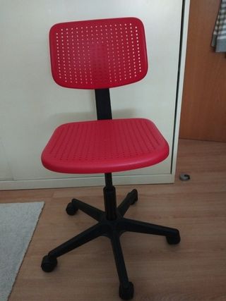 Silla Escritorio Infantil Ikea Roja