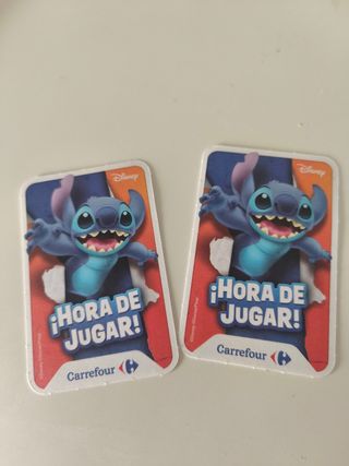 Cartas Disney Stitch y Buscando a Dory Carrefour