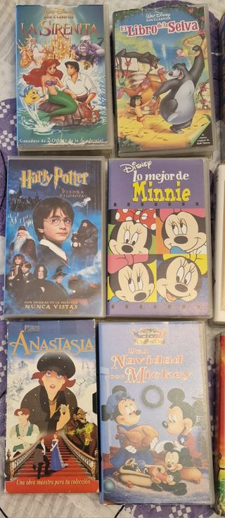 Lote 15 VHS Dibujos Animados Clásicos
