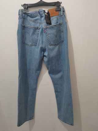 Jeans Levi's 501 Cropped Blu