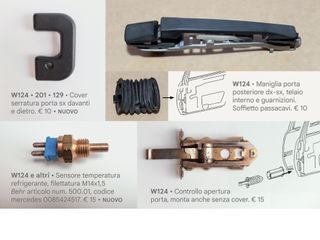 Mercedes 124 e altri modelli - Ricambi vari