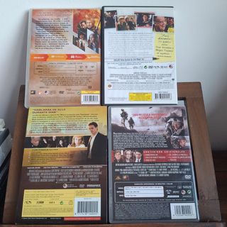 Lote 4 Películas DVD Acción/Thriller Español