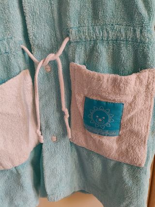 Accappatoio Chicco 100% Cotone Azzurro