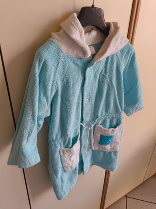 Accappatoio Chicco 100% Cotone Azzurro