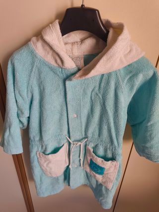 Accappatoio Chicco 100% Cotone Azzurro