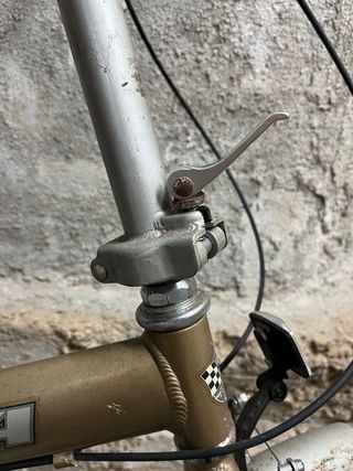 Bicicleta Plegable Urban Dorada