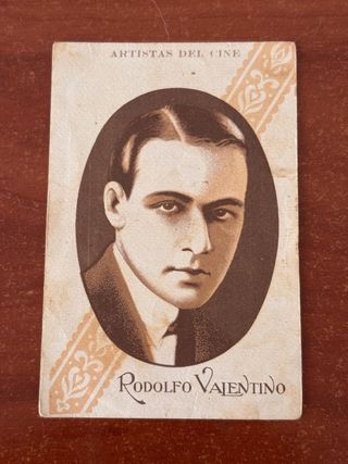 Cromo Rodolfo Valentino Chocolate Mundial