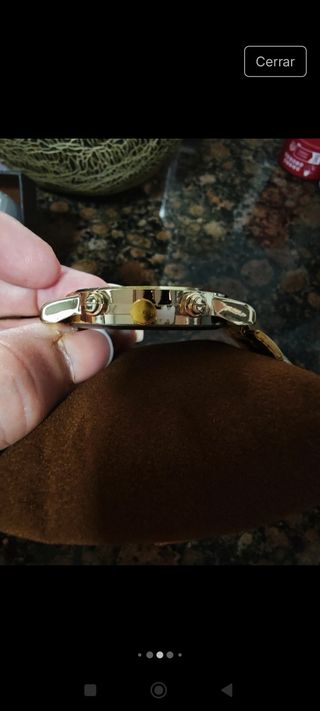 Reloj Geneva Hombre Negro y Dorado sin estrenar