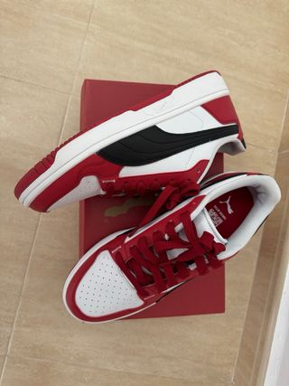 Zapatillas Puma Caven 2.0 Rojas y Blancas