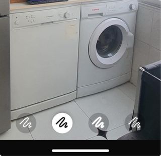 lavavajillas sin usar y lavadora