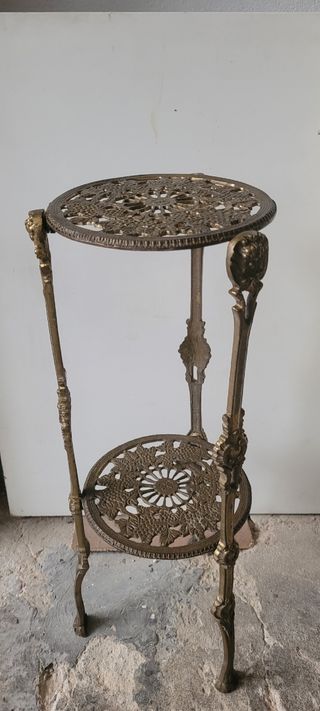 Soporte plantas danés de bronce