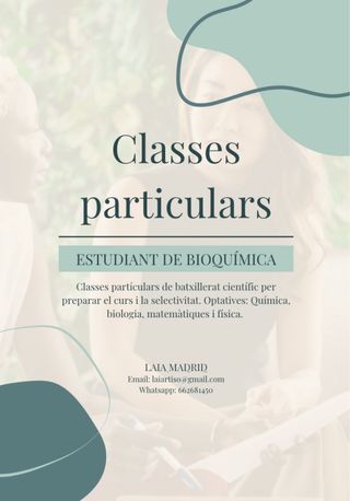 Classes particulars batxillerat científic