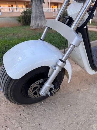 Citycoco Scooter Eléctrica Blanca