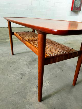 Mesa Baja Teca Dinamarca Mid Century