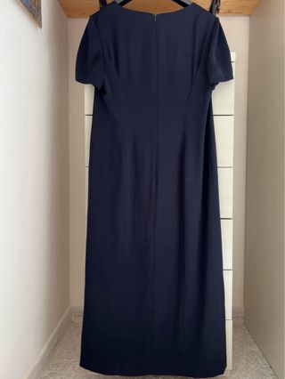 Elegante vestito Luisa Spagnoli Blu con spacco