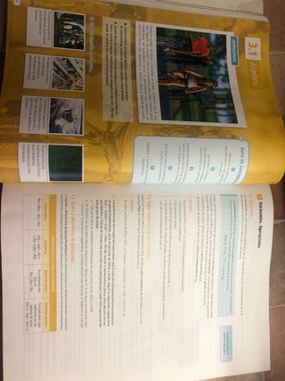 Libro de matemáticas de 1° bachillerato.